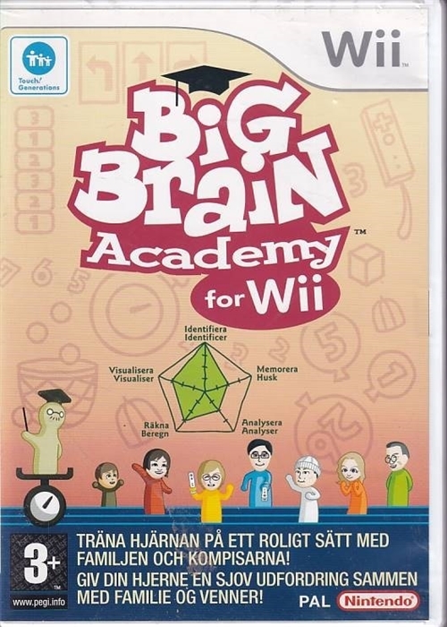 Big Brain Academy for Wii - Wii - (B Grade) (Genbrug) (eng)